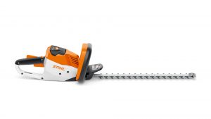 STIHL HSA 56 cordless hedge trimmer available from Meldrums Garden Machinery and Equipment, Cupar, Fife