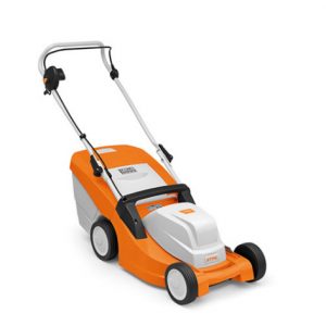 Stihl RME 443 electric lawnmower available from Meldrums Garden Machinery and Equipment, Cupar, Fife
